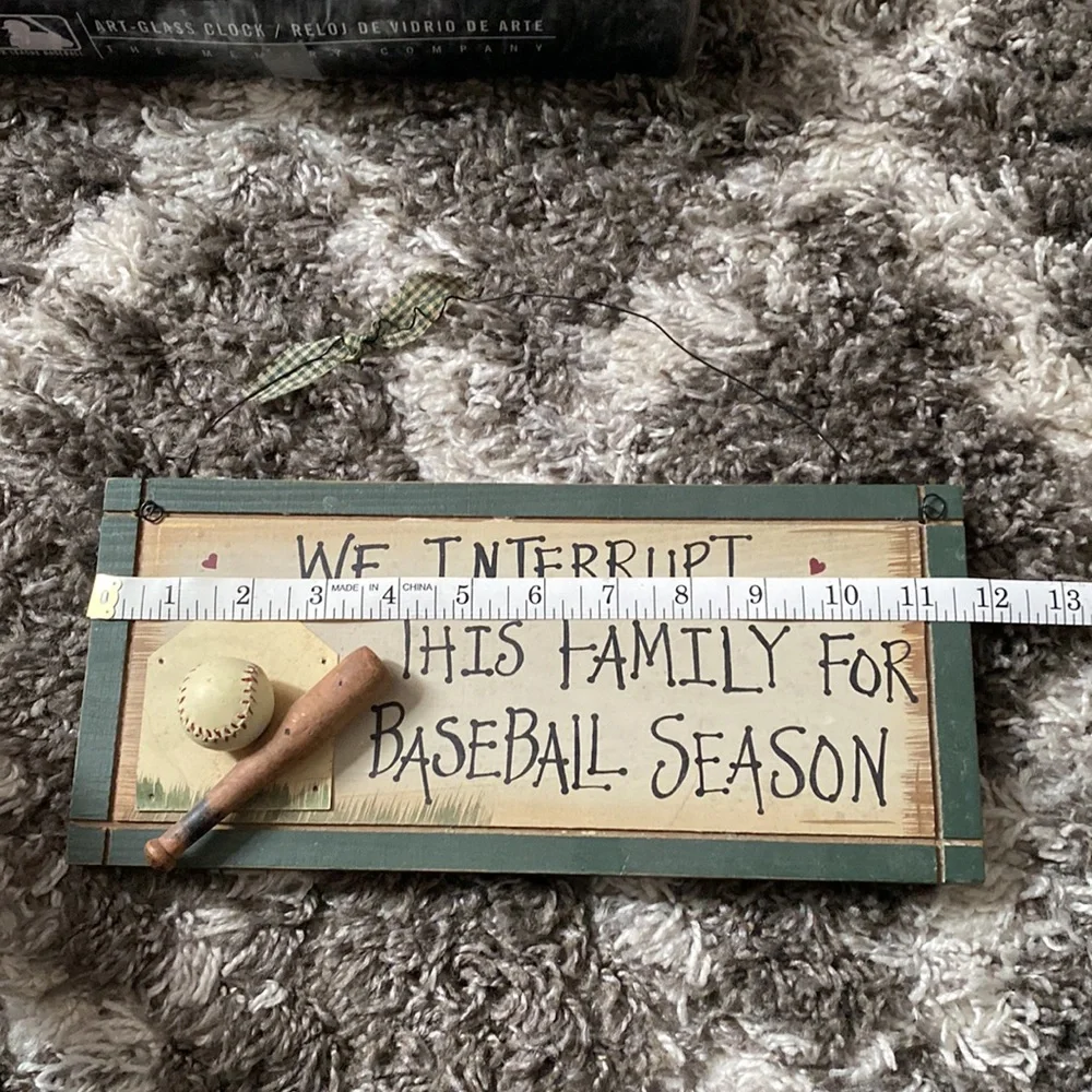 Baseball home decor sign - Picture 4 of 5